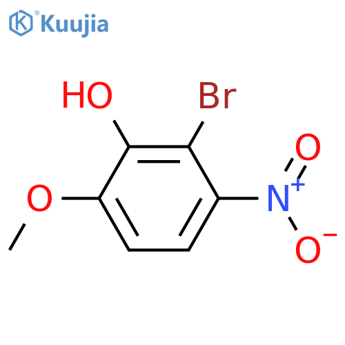 2-Bromo-6-methoxy-3-nitrophenol structure