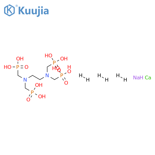 1,2-Ethanediylbisnitrilobis(methylene)tetrakisphosphonic Acid Calcium Sodium Salt structure