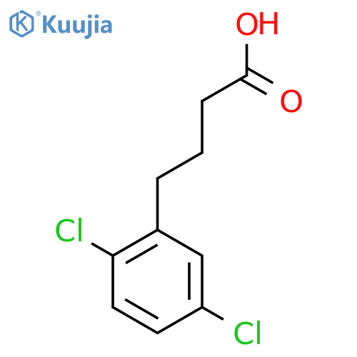 4-(2,5-Dichlorophenyl)butanoic acid structure