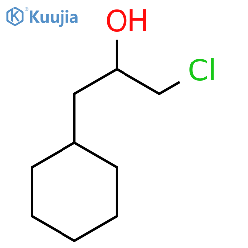 1-chloro-3-cyclohexylpropan-2-ol structure