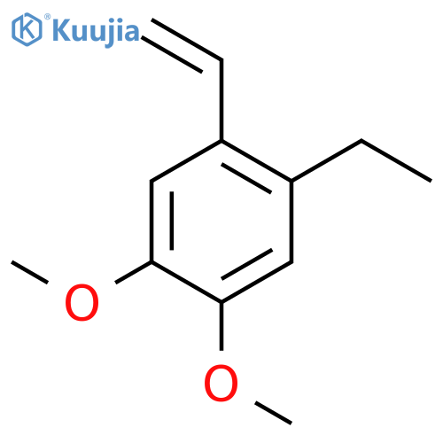 1-Ethyl-4,5-dimethoxy-2-vinylbenzene structure