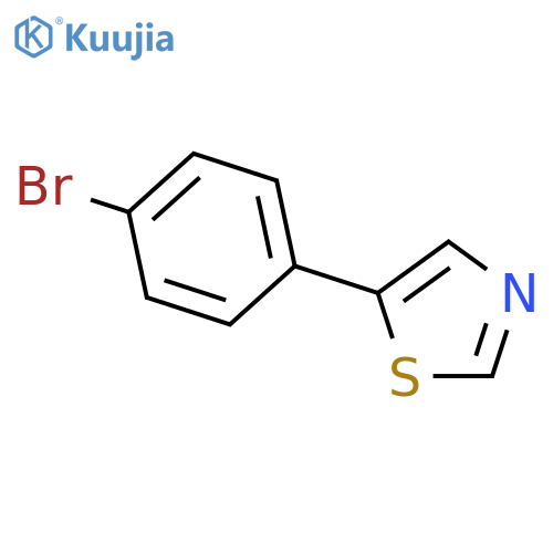 5-(4-Bromophenyl)thiazole structure