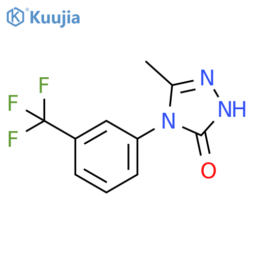 5-METHYL-4-[3-(TRIFLUOROMETHYL)PHENYL]-2,4-DIHYDRO-3H-1,2,4-TRIAZOL-3-ONE structure