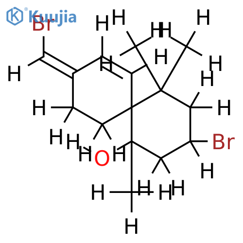 9,15-Dibromo-1,3(15)-chamigradien-7-ol-(Z)-form structure