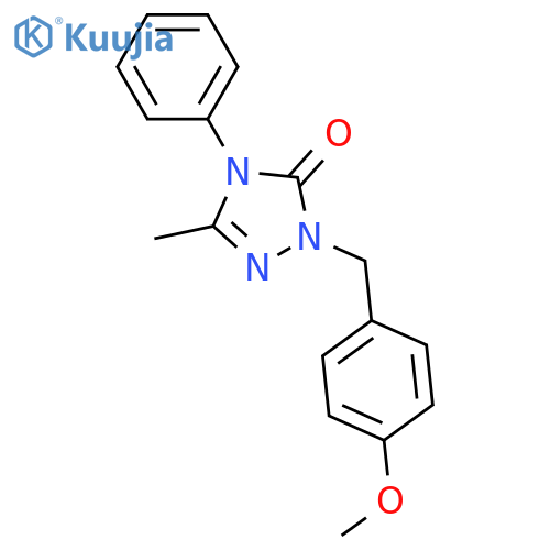 2-(4-METHOXYBENZYL)-5-METHYL-4-PHENYL-2,4-DIHYDRO-3H-1,2,4-TRIAZOL-3-ONE structure