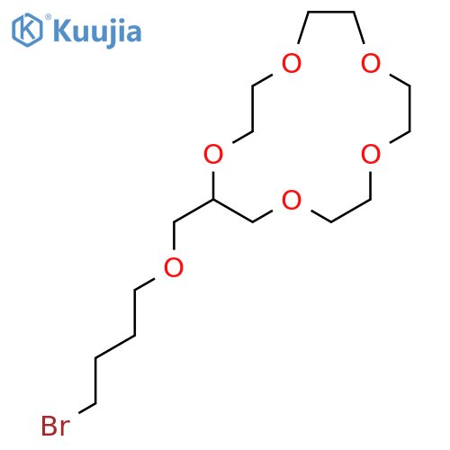 1,4,7,10,13-PENTAOXACYCLOPENTADECANE, 2-[(4-BROMOBUTOXY)METHYL]- structure