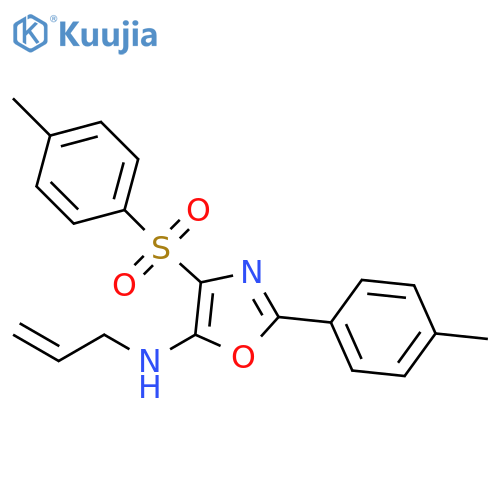 4-(4-methylbenzenesulfonyl)-2-(4-methylphenyl)-N-(prop-2-en-1-yl)-1,3-oxazol-5-amine structure