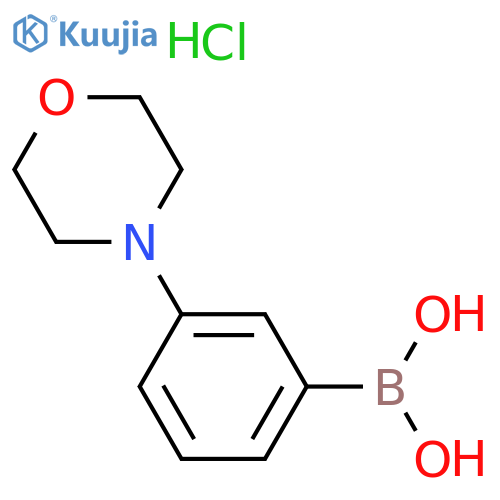 (3-Morpholinophenyl)boronic acid hydrochloride structure