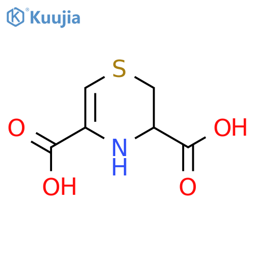 3,4-dihydro-2H-1,4-thiazine-3,5-dicarboxylic acid structure