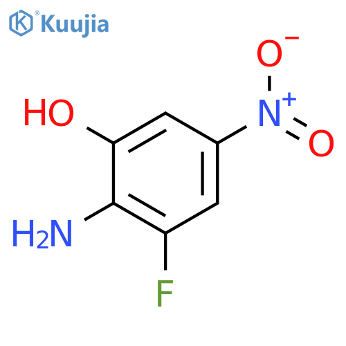 2-amino-3-fluoro-5-nitrophenol structure