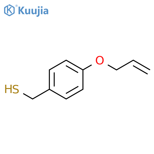 4-(prop-2-en-1-yloxy)phenylmethanethiol structure