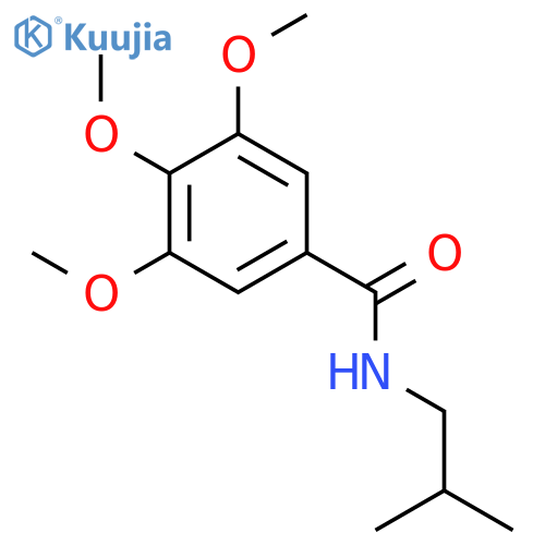 BENZAMIDE, 3,4,5-TRIMETHOXY-N-(2-METHYLPROPYL)- structure