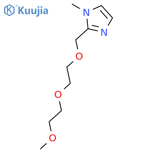 1H-Imidazole, 2-[[2-(2-methoxyethoxy)ethoxy]methyl]-1-methyl- structure