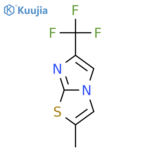 2-Methyl-6-(trifluoromethyl)imidazo[2,1-b]thiazole structure