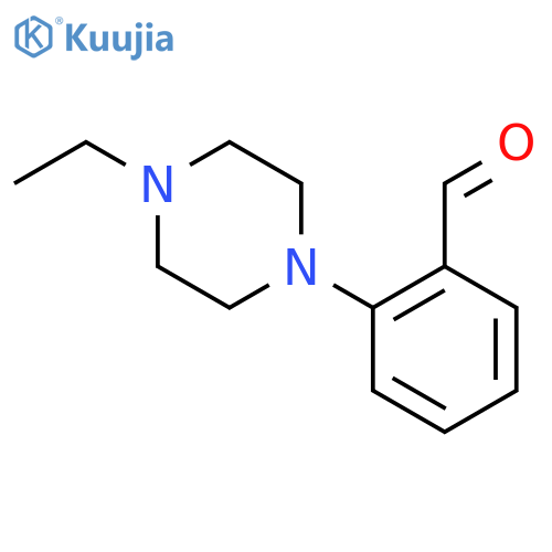 2-(4-Ethylpiperazin-1-yl)benzaldehyde structure