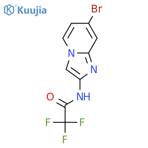 N-(7-bromoimidazo[1,2-a]pyridin-2-yl)-2,2,2-trifluoro-acetamide structure