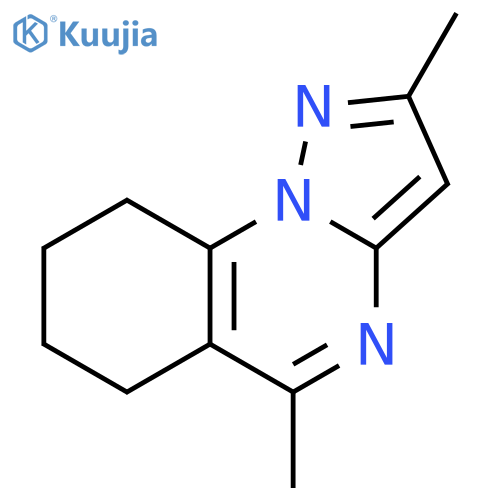 2,5-dimethyl-6H,7H,8H,9H-pyrazolo[1,5-a]quinazoline structure