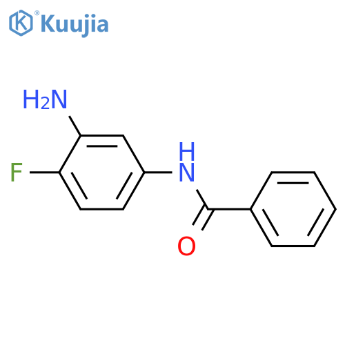 Benzamide, N-(3-amino-4-fluorophenyl)- structure