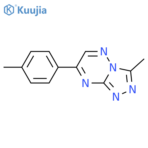 1,2,4-Triazolo[4,3-b][1,2,4]triazine,3-methyl-7-(4-methylphenyl)- structure