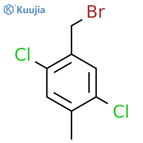 2,5-Dichloro-4-methylbenzyl bromide structure