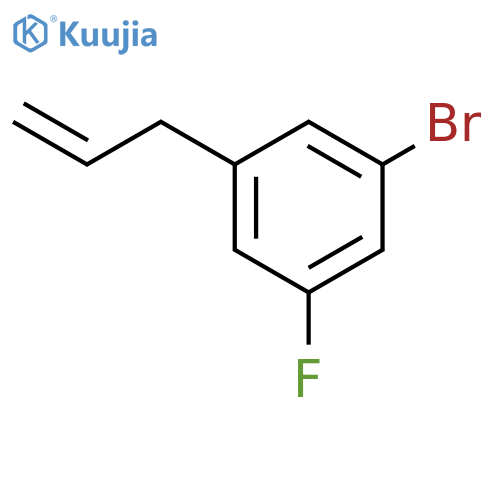 1-Allyl-3-bromo-5-fluorobenzene structure