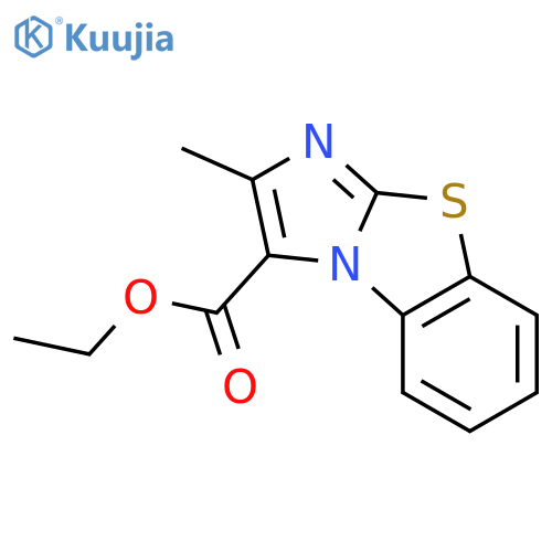 Ethyl 2-methylbenzo[d]imidazo[2,1-b]thiazole-3-carboxylate structure