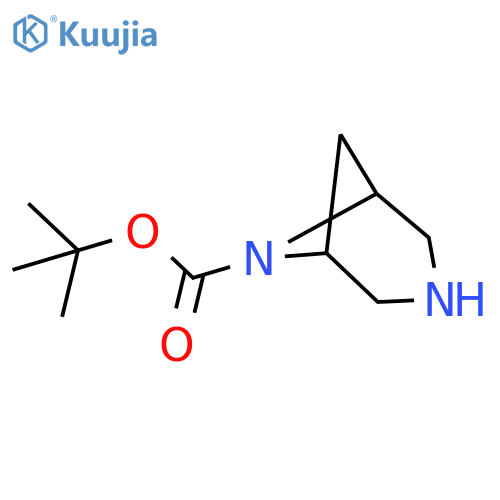 Tert-Butyl 3,6-diazabicyclo[3.1.1]heptane-6-carboxylate structure