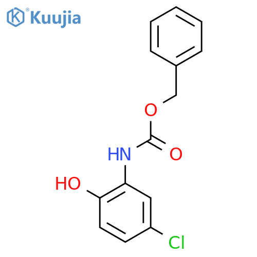 benzyl N-(5-chloro-2-hydroxyphenyl)carbamate structure