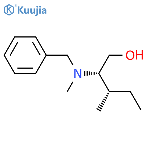 (2S,3S)-2-(Benzyl(methyl)amino)-3-methylpentan-1-ol structure