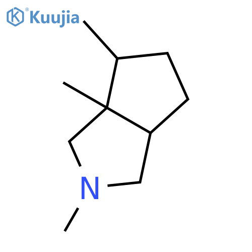Cyclopenta[c]pyrrole, octahydro-2,3a,4-trimethyl- structure