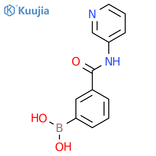 [3-(3-Pyridinylcarbamoyl)phenyl]boronic acid structure