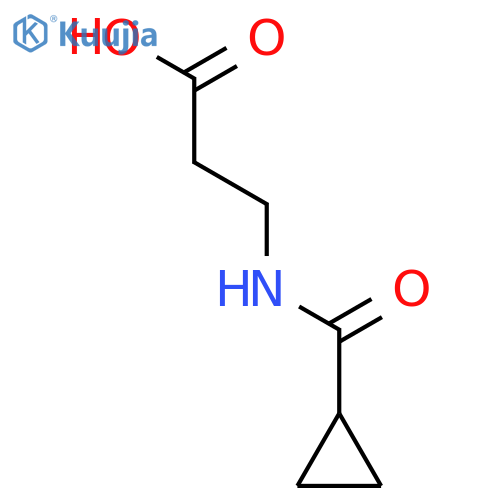 N-(Cyclopropylcarbonyl)-β-alanine structure