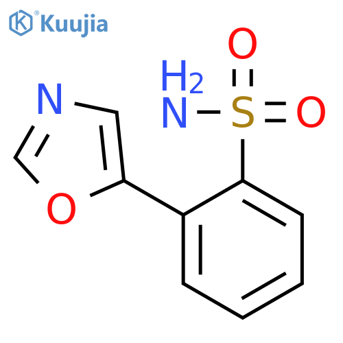 Benzenesulfonamide, 2-(5-oxazolyl)- structure