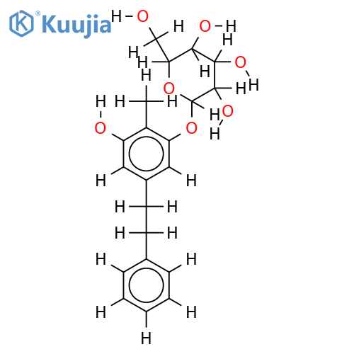 stilbostemin B 3'-beta-D-glucopyranoside structure