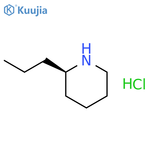 (2R)-2-propylpiperidine;hydrochloride structure