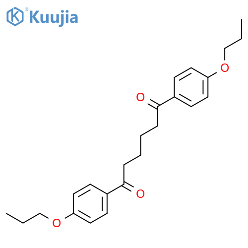 1,6-Hexanedione, 1,6-bis(4-propoxyphenyl)- structure