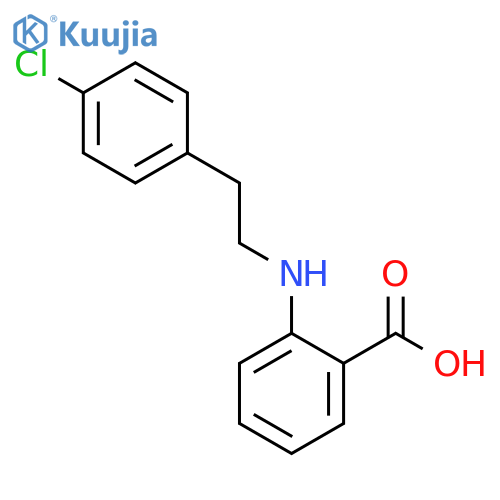 2-{2-(4-Chlorophenyl)ethylamino}benzoic Acid structure