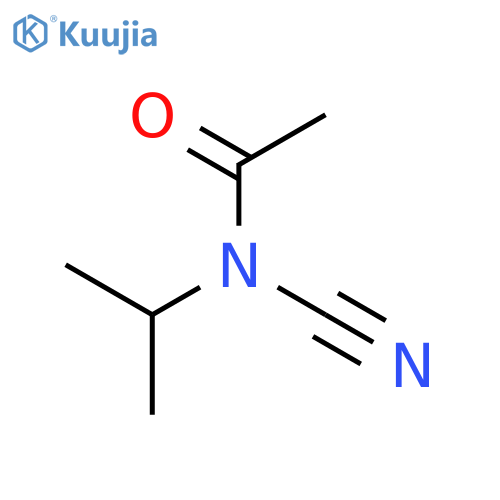 Acetamide, N-cyano-N-(1-methylethyl)- structure
