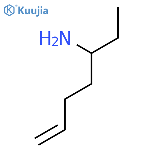 hept-6-en-3-amine structure