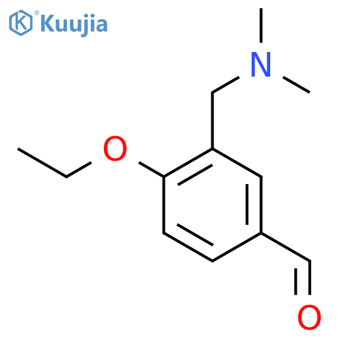 3-[(dimethylamino)methyl]-4-ethoxybenzaldehyde structure