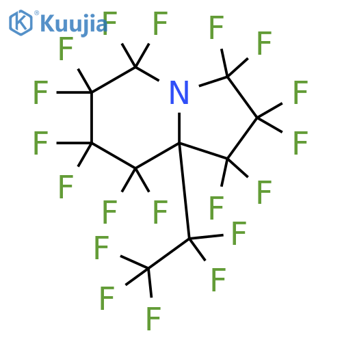 Indolizine,1,1,2,2,3,3,5,5,6,6,7,7,8,8-tetradecafluorooctahydro-8a-(pentafluoroethyl)- structure