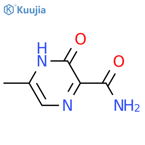 2-Pyrazinecarboxamide,3,4-dihydro-5-methyl-3-oxo- structure