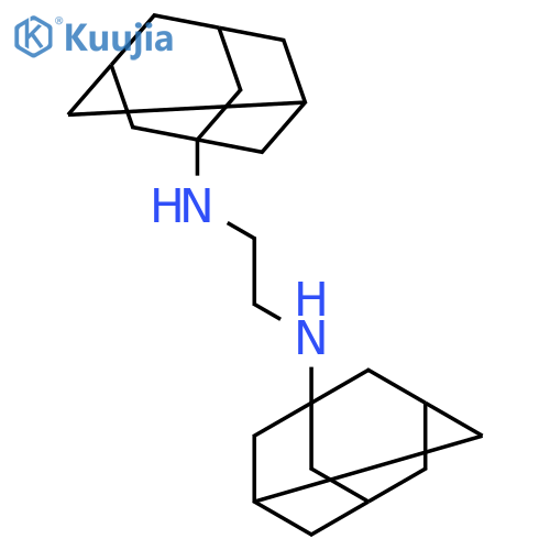 1,2-Ethanediamine, N,N'-bis(tricyclo[3.3.1.13,7]dec-1-yl)- structure