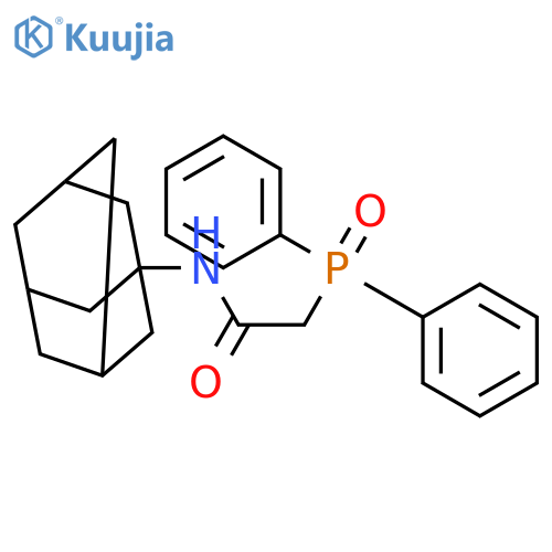 ACETAMIDE, 2-(DIPHENYLPHOSPHINYL)-N-TRICYCLO[3.3.1.13,7]DEC-1-YL- structure