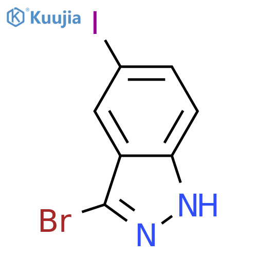 3-Bromo-5-iodo-1H-indazole structure
