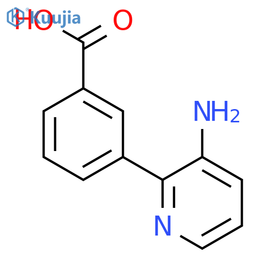 3-(3-Amino-pyridin-2-yl)-benzoic acid structure