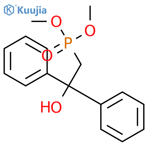 Phosphonic acid, (2-hydroxy-2,2-diphenylethyl)-, dimethyl ester structure