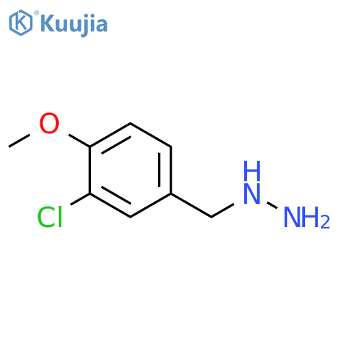 (3-chloro-4-methoxyphenyl)methylhydrazine structure