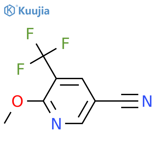 6-Methoxy-5-(trifluoromethyl)nicotinonitrile structure
