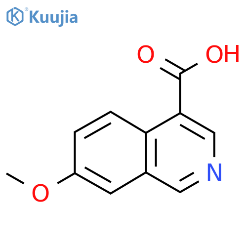 7-methoxyisoquinoline-4-carboxylic acid structure